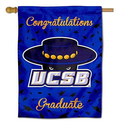 Uc Santa Barbara Gauchos College Graduation Gift Banner...