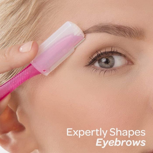 Imagen 5 de 9 de Perfilador Cejas Dermaplaning Depilación Schick Hidro Silk