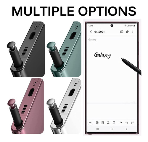 Lápiz Capacitivo Negro Para Samsung Galaxy S22 Ultra 5g/s23