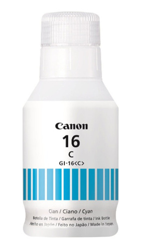 Tinta Canon Gi-16 Colores 170ml Gx6010 Gx7010 Gx5010