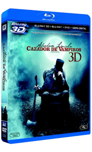 Abraham Lincoln Cazador De Vampiros Blu Ray 3d+blu Ray+dvd 