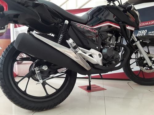 Imagem 5 de 15 de Honda Cg Titan Flex Cbs, Painel Moderno Blackout/ Vista