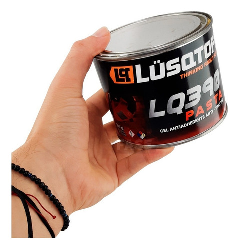 Imagen 3 de 10 de Pasta Gel Antiadherente Lusqtoff Para Soldadura 500grs Lata