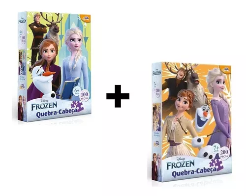 Jogo Quebra-cabeça 3d Princesas Disney 200 Peças, Br1315 +nf