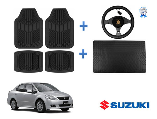 Tapetes 4pz + Cajuela + Volante Suzuki Sx4 Sedan 2008 - 2014