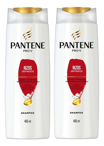 2 Shampoo Pantene Pro V Rizos Definidos 400ml