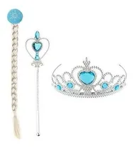 Comprar Set Completo De Frozen, Trenza,corona Y Cetro !!!