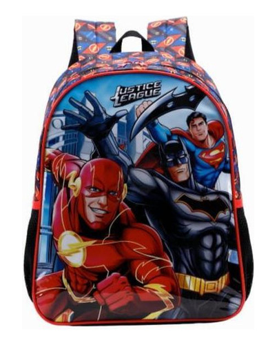 Mochila De Costas Infantil Liga Da Justiça Dc Xeryus 11842