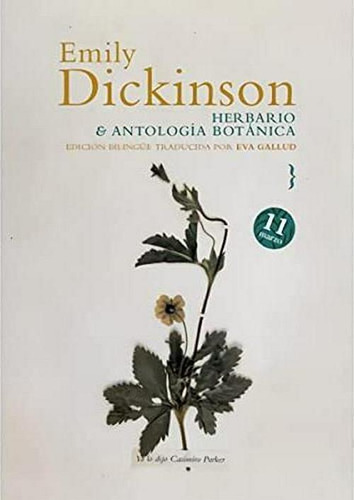 Libro Herbario Y Antología Botánica - Emily Dickinson