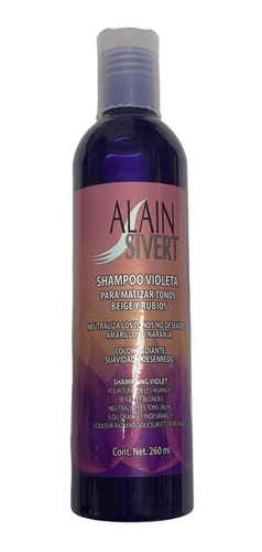 Shampoo Violeta Alain Sivert-matiza Tonos Beige Y Rubios