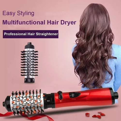 Pequeño Cepillo Eléctrico Giratorio Para Secar El Cabello