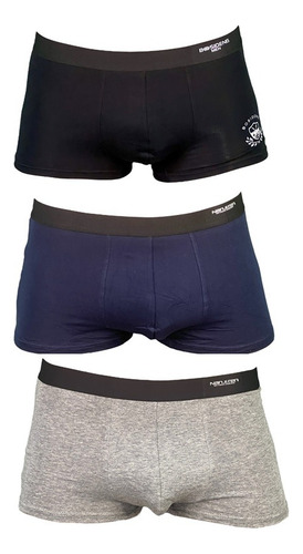 Paquete De 6 Boxer Corto Algodón Xxl Liso Surtido