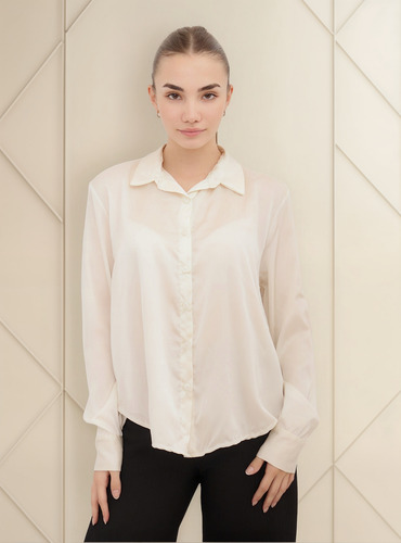 Camisa De Seda Para Mujer - Modelo Sedita De Nano