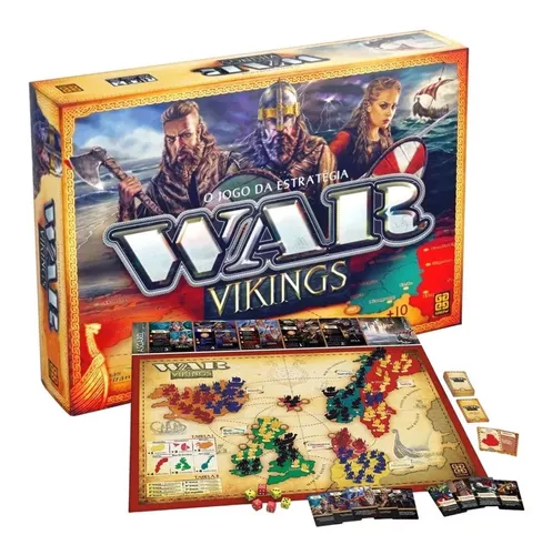 Jogo War Edição Especial Vikings (Jogo em Português) – BEM VINDO