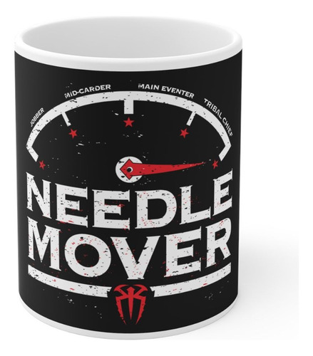 Taza Wwe Roman Reigns Needle Mover Logo