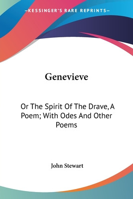 Libro Genevieve: Or The Spirit Of The Drave, A Poem; With...