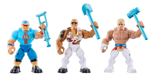 Wwe Knuckle Crunchers 3-pack Bone-crunching Movement