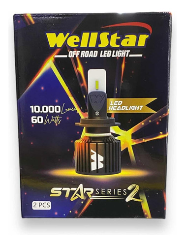 Bombillos Led Well Star H1 Star Series 2 10.000 Lumenes