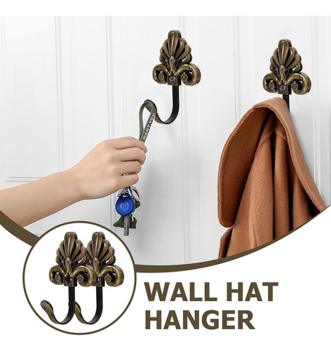 Ganchos Decorativos Para Colgar Cosas En La Pared, 2 Unidade