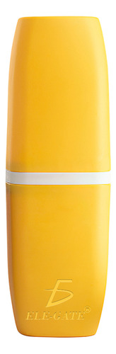 Taza Estuche Cepillos Dientes Impermeable Portátil Color Amarillo Ele-Gate