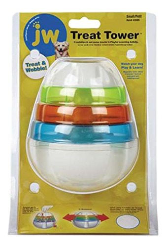 Jw Pet Treat Tower Treat Dispensing Dog Toy