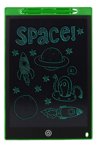 Pizaron Magico Lcd P/ Dibujo Y Escritura 8.5 Pulgadas Color Verde