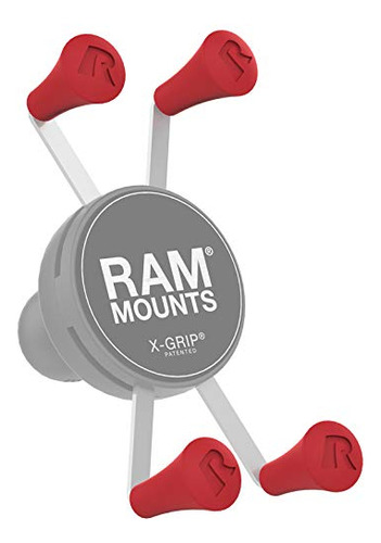 Ram X-grip - Tapa De Goma Roja, Paquete De 4