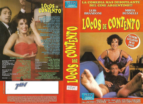 Locos De Contento Vhs Luis Brandoni Mirta Busnelli 1993