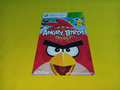 Manual Original Angry Birds Trilogy Xbox 360