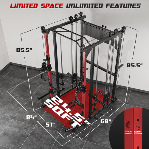 Liksodo Smith Machine Estante Para Sentadillas De 2000
