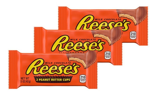 Chocolatina Hershey´s Reeses Cup X 3 Unidades