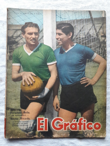 Revista El Grafico N° 1333 Año 1945 Pedro Bello - R. Central