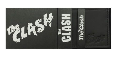 Cartera Piel Rock The Clash