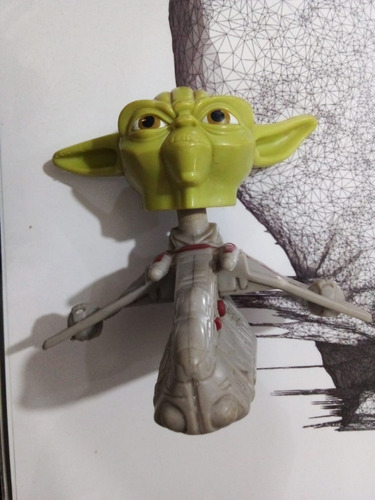 Figura Star Wars - Mcdonald - Yoda + Nave - U
