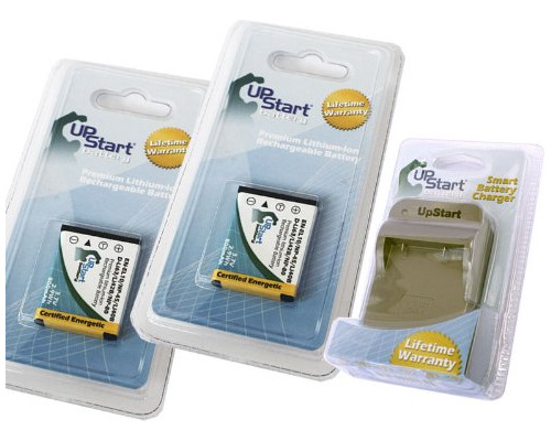 2 X Pack  Casio Exilim Ex-zs5 Bateria + Cargador Repuesto V