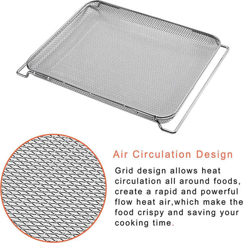Cesta Air Fry De Repuesto Para Foodi Dt251 Dt201 Dt-fs, 3 Un