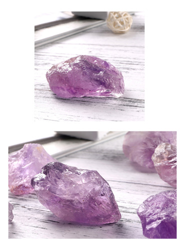 Cristal De Amatista En Bruto Para Sanación Y Meditación, 3.5