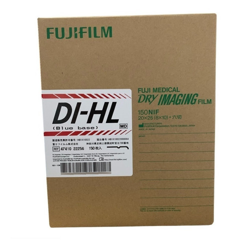 Pelicula Radiografica Fujifilm Laser Di-hl 8x10 (20x25)