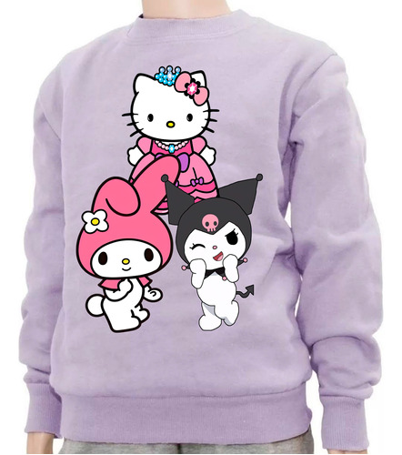 Buzo Felpa Kuromi Hello Kitty My Melody Varios Diseños