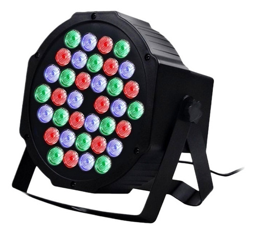 Led Cañón Luz De Escenario 36led Rgb Dmx Luz Mando A Distanc