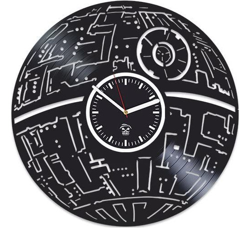 Kovides Star Wars - Reloj Discográfico De Vinilo, The Forc.