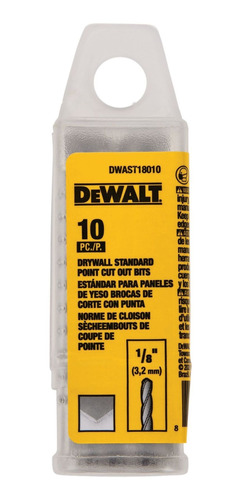 Dewalt Dwast18010 Broca Punto Esándar 1/8 