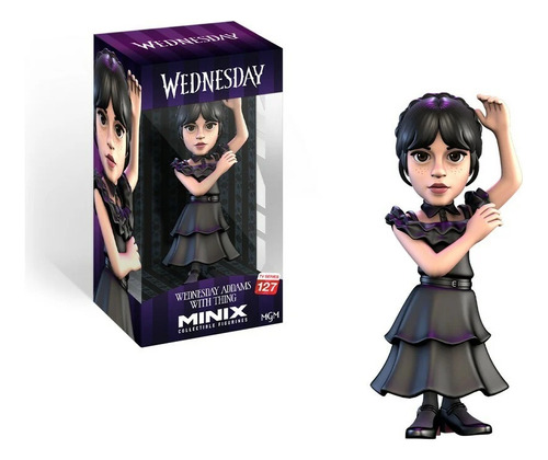 Minix Figura Merlina Vestido Baile 12 Cm Int 13487 Wednesday