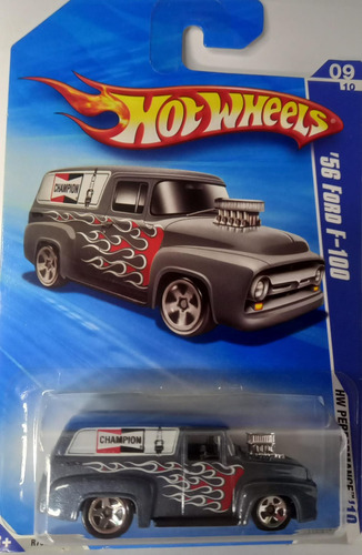 Hot Wheels Ford 56 - F-100 Performance 1:64 - 2009 Kit/2 Cinza-escuro/ Dourado