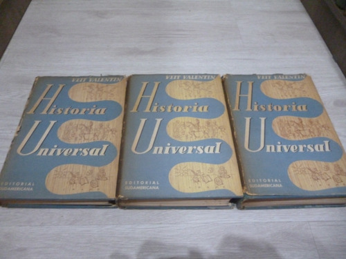 Historia Universal - Veit Valentin (3 Tomos)