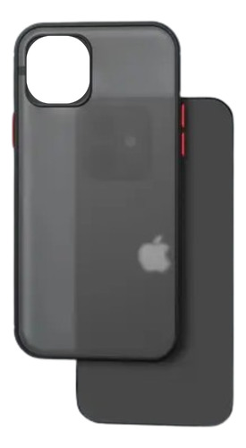 Capinha Space Preta Fosco Para iPhone 13 14 Max 15 + Brinde