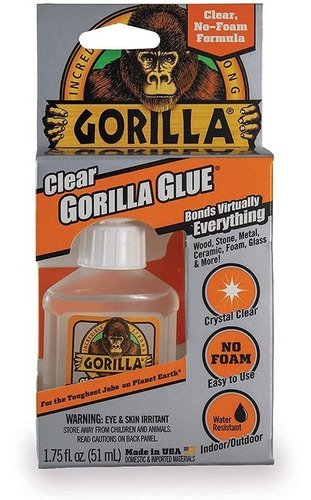 Cola Gorilla Glue Multi Uso Importada Transparente 52ml