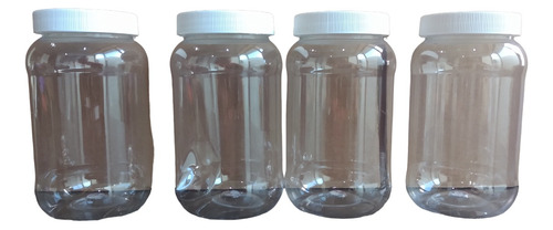 30 Envase Bote De Plastico Frasco Tarro 500 Ml Transparente