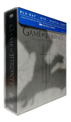 Game Of Thrones Temporada 3 Target Digibook Blu-ray + Dvd
