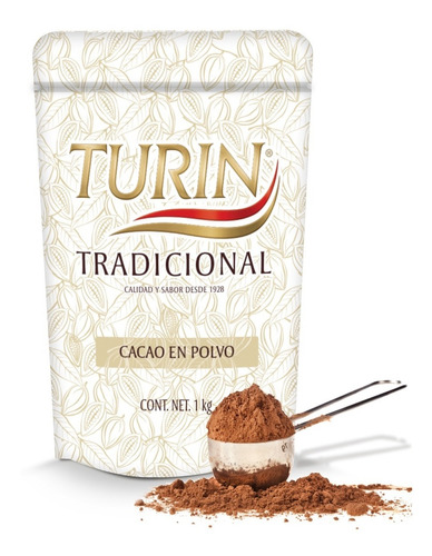 Turín Cocoa Natural Caja Con 6 Pz De 1 Kg